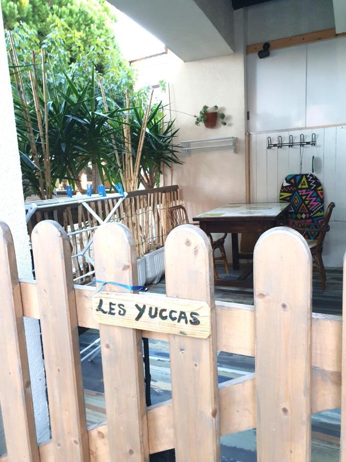 T2-3 Cabine Les Yuccas 200 M Plage Du Boucanet Rive Droite Grau Du Roi Ideal 2-4 Pers 르그로뒤후아 외부 사진